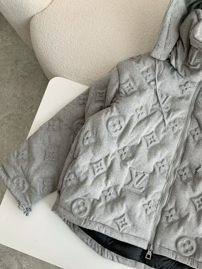 「#3714」Louis Vuitton zip hooded jacket
