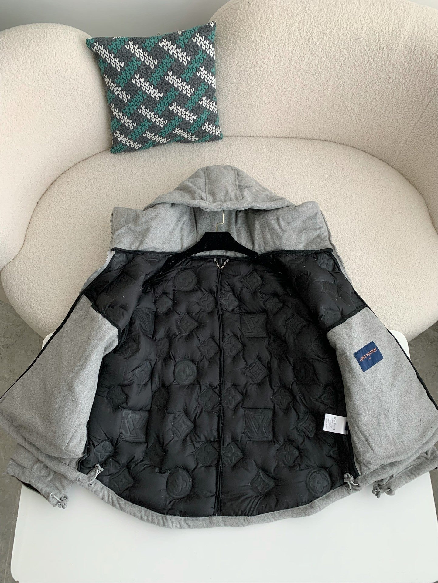 「#3714」Louis Vuitton zip hooded jacket