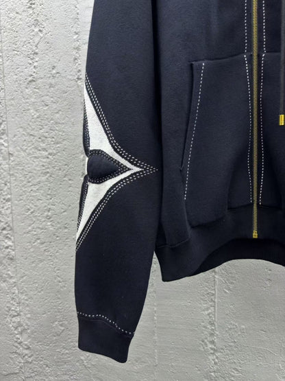 「#3764」Louis Vuitton 4-Leaf Clover Zip-Up Jacket