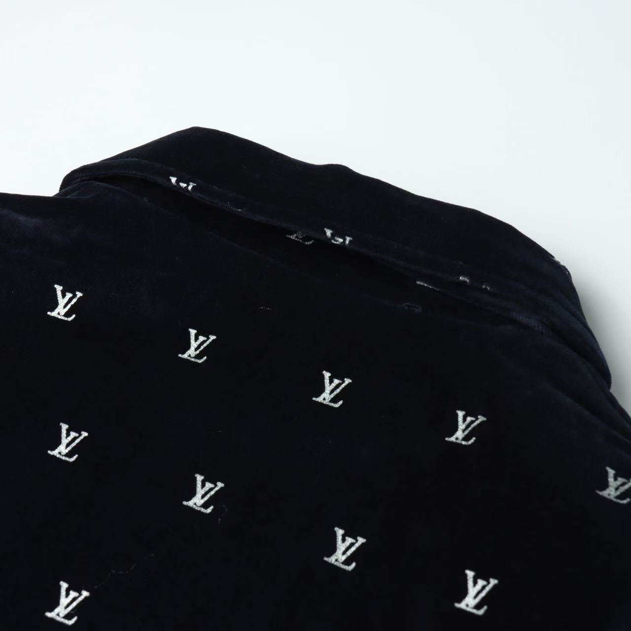 「#3787」Louis Vuitton printed velvet jacket