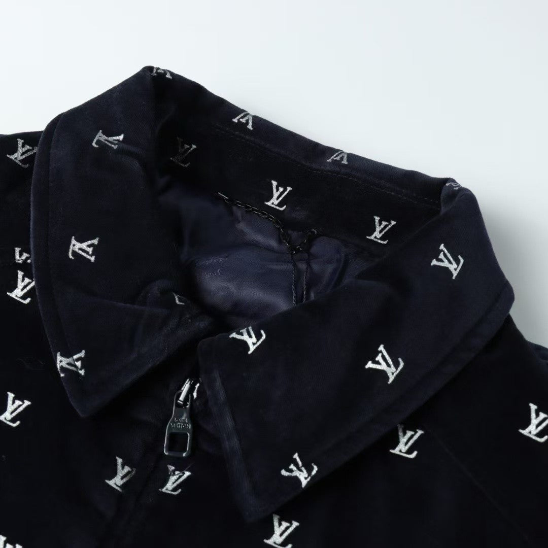 「#3787」Louis Vuitton printed velvet jacket