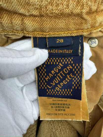 「#3802」Louis Vuitton Vintage Checkerboard Jeans