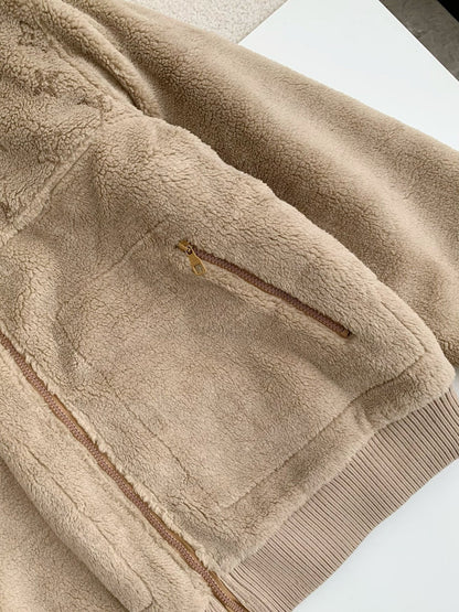 「#3511」New, LV reversible wool and sheepskin jacket