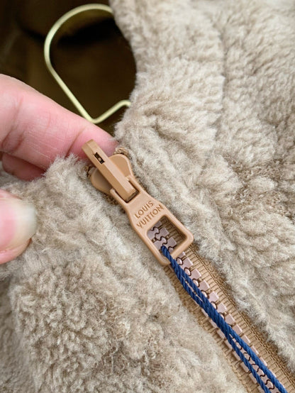 「#3511」New, LV reversible wool and sheepskin jacket