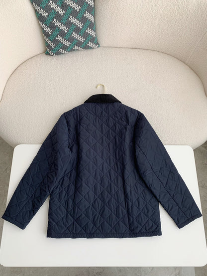 「#3844」PRADA SS24 Quilted single-breasted casual jacket