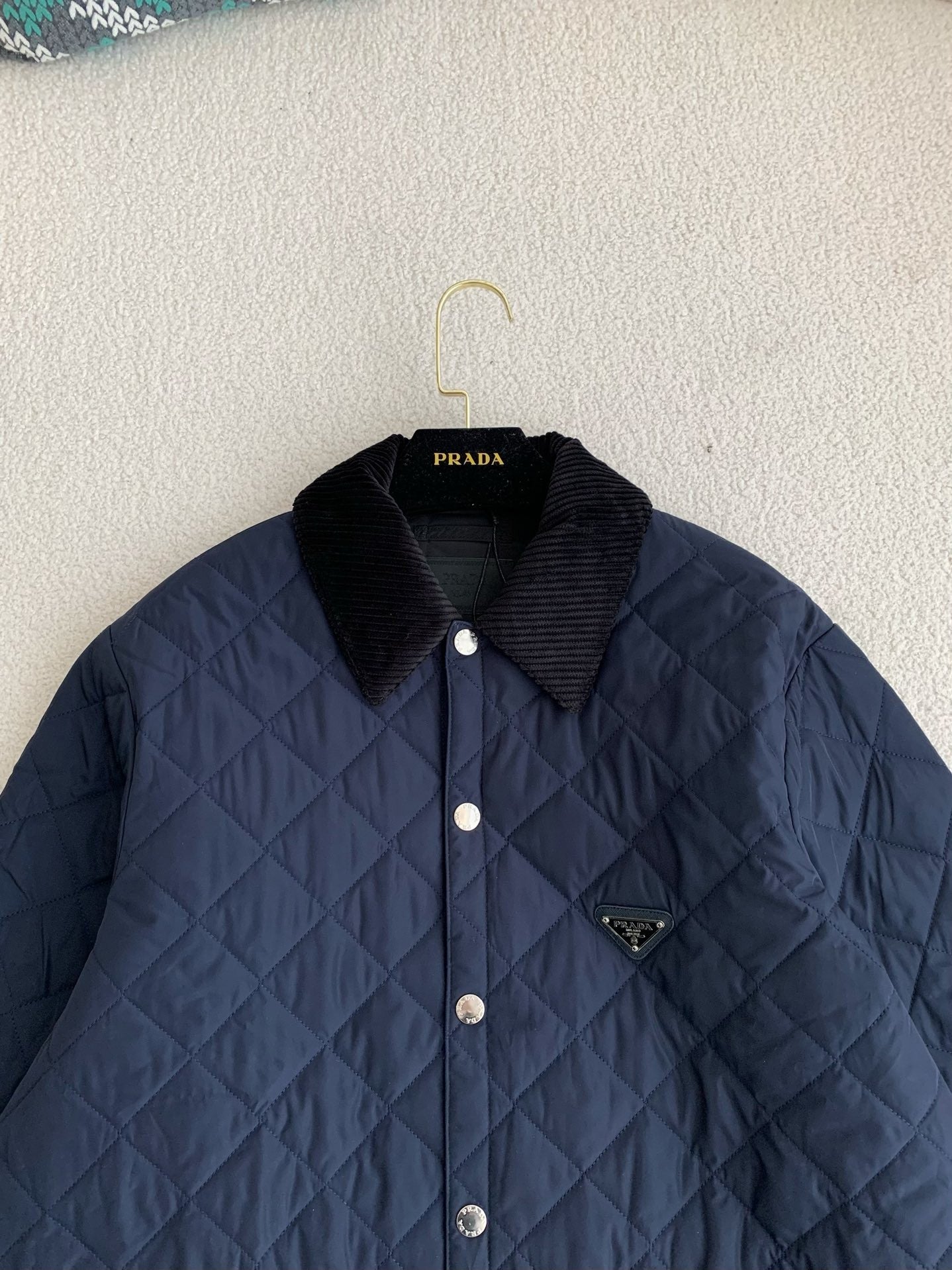 「#3844」PRADA SS24 Quilted single-breasted casual jacket