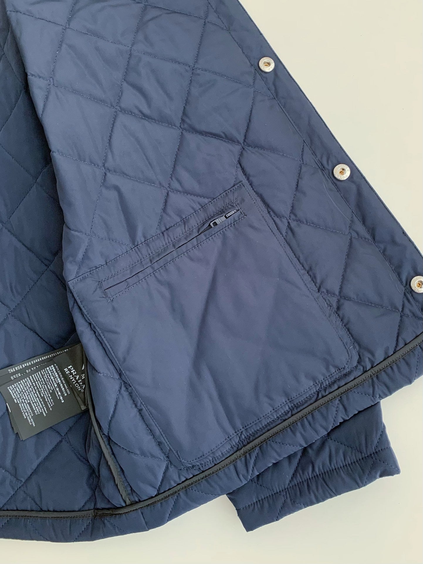「#3844」PRADA SS24 Quilted single-breasted casual jacket