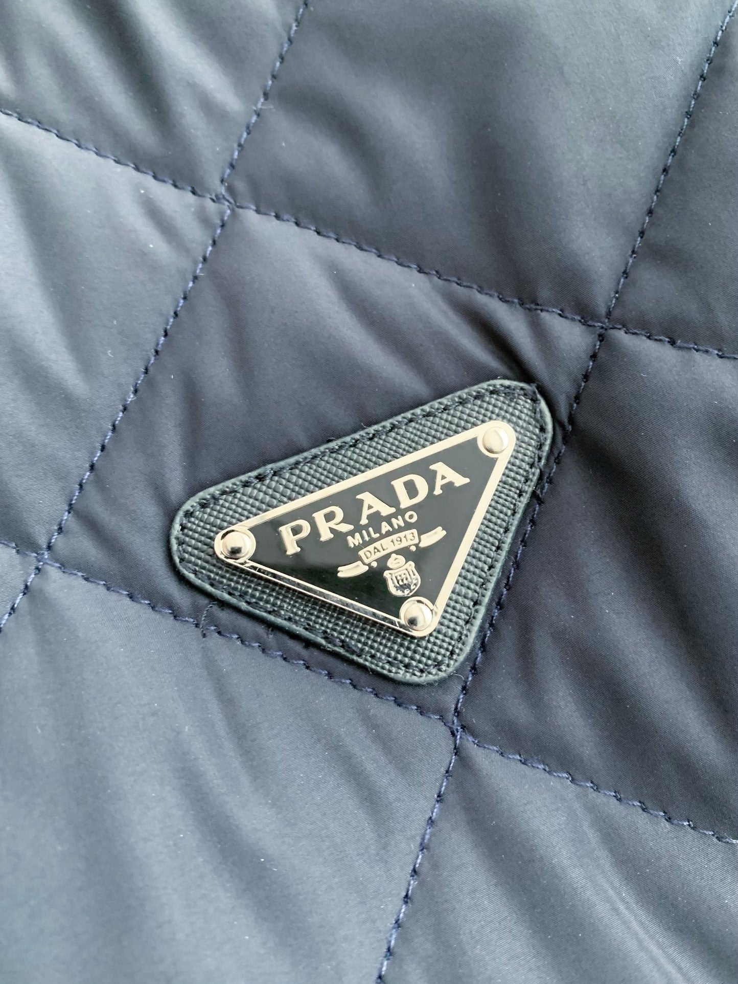 「#3844」PRADA SS24 Quilted single-breasted casual jacket