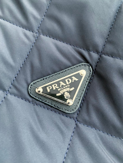 「#3844」PRADA SS24 Quilted single-breasted casual jacket