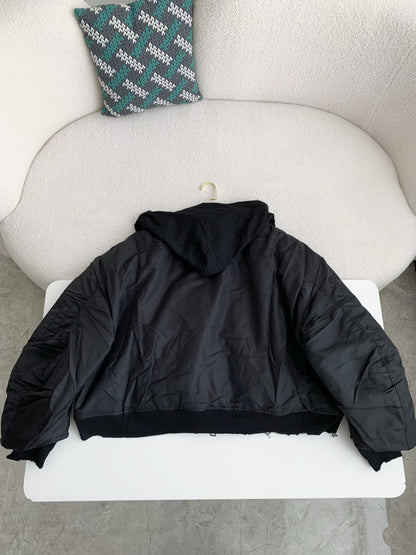 「#3846」Balenciaga Plain color zipper long-sleeve jacket