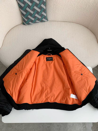 「#3846」Balenciaga Plain color zipper long-sleeve jacket