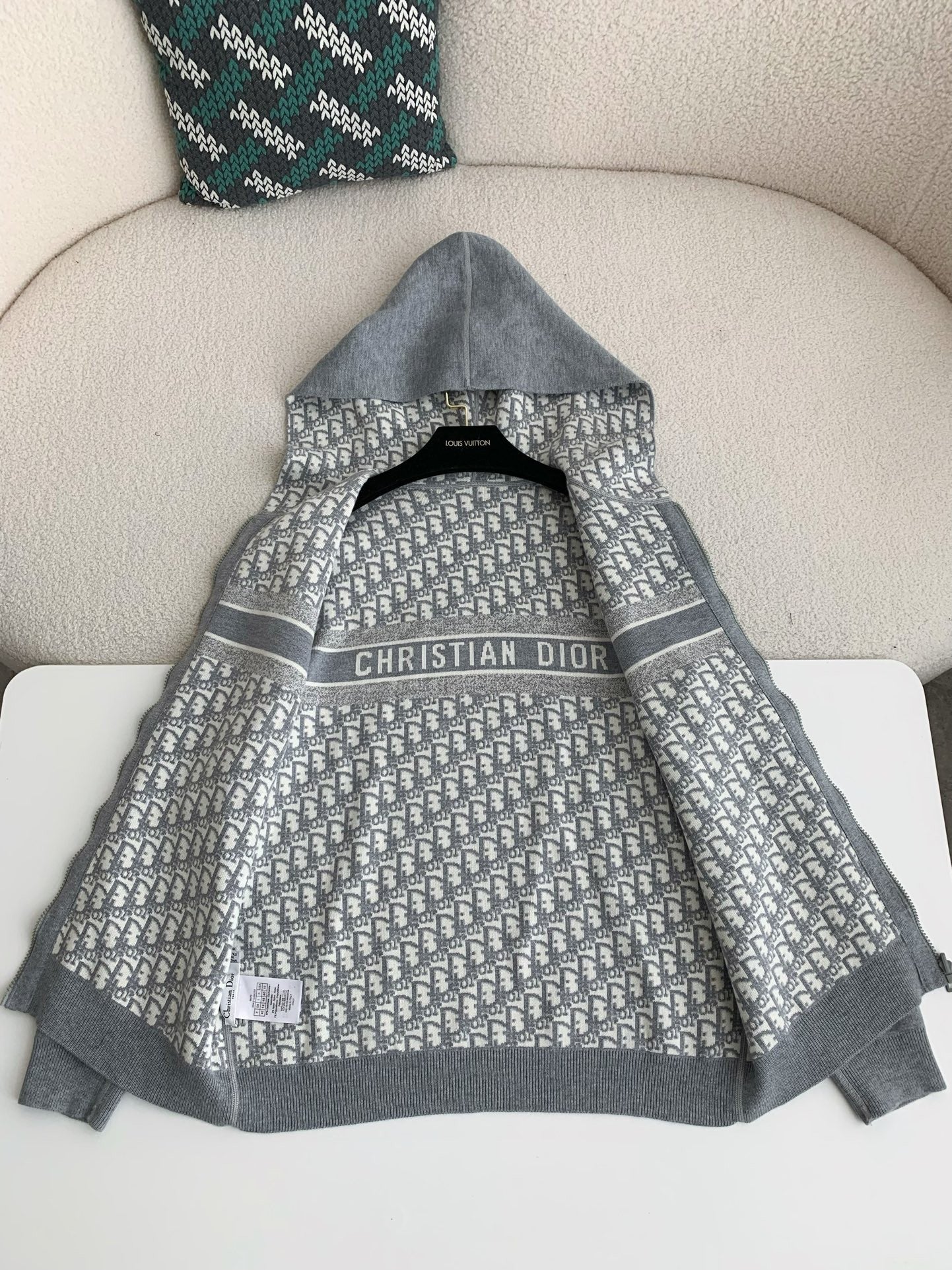 「#3848」Dior Internally printed full-motion sweatshirt