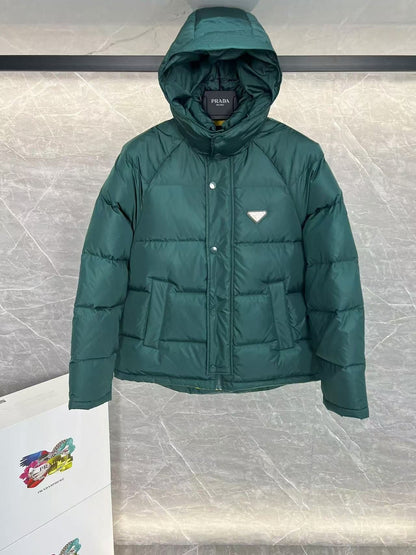 「#3867」Prada RE-Nylon down jacket with detachable hood