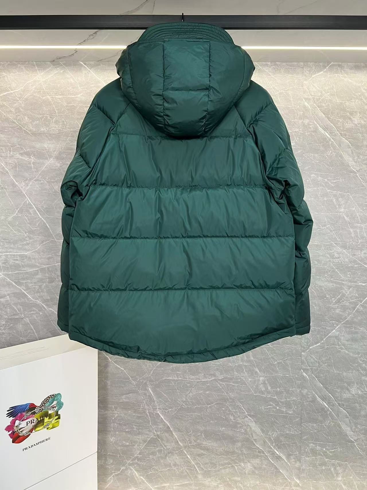 「#3867」Prada RE-Nylon down jacket with detachable hood