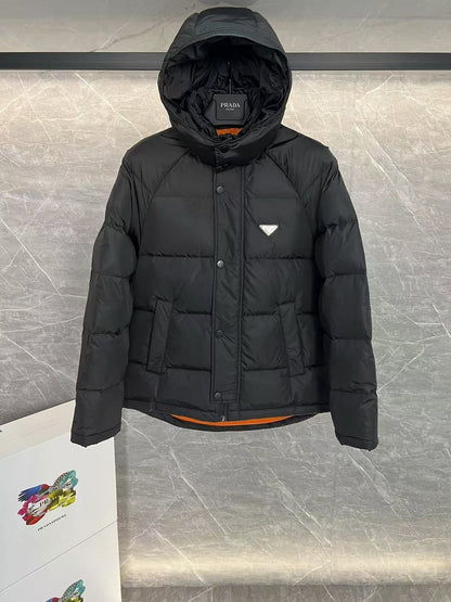 「#3868」Prada RE-Nylon down jacket with detachable hood