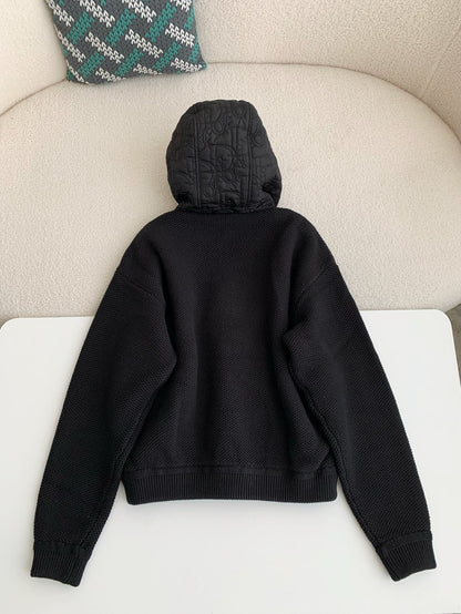 「#3896」Dior FW24 Plain color hooded jacket