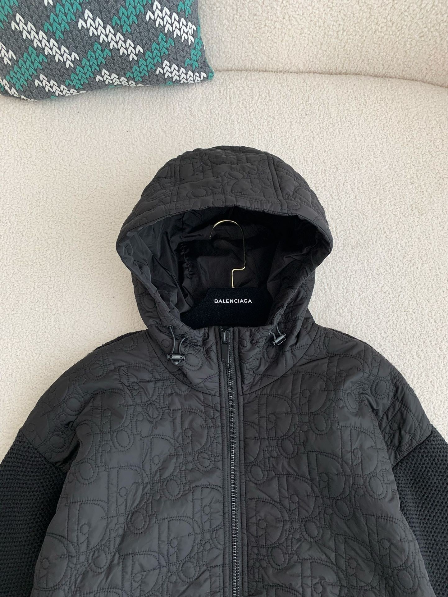 「#3896」Dior FW24 Plain color hooded jacket