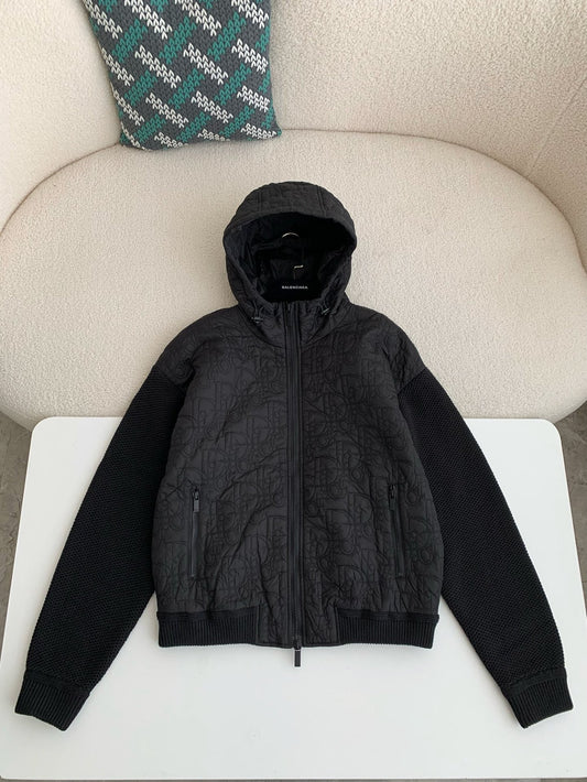 「#3896」Dior FW24 Plain color hooded jacket