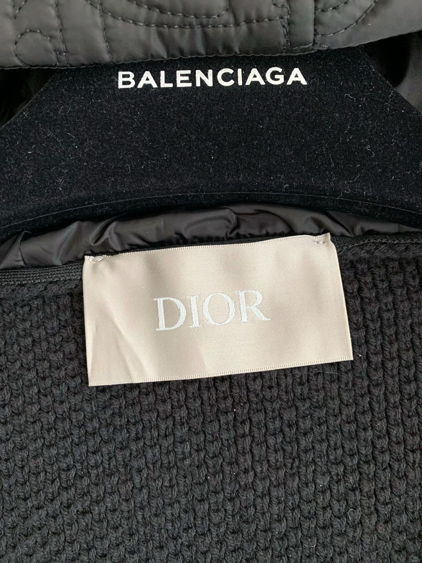 「#3896」Dior FW24 Plain color hooded jacket