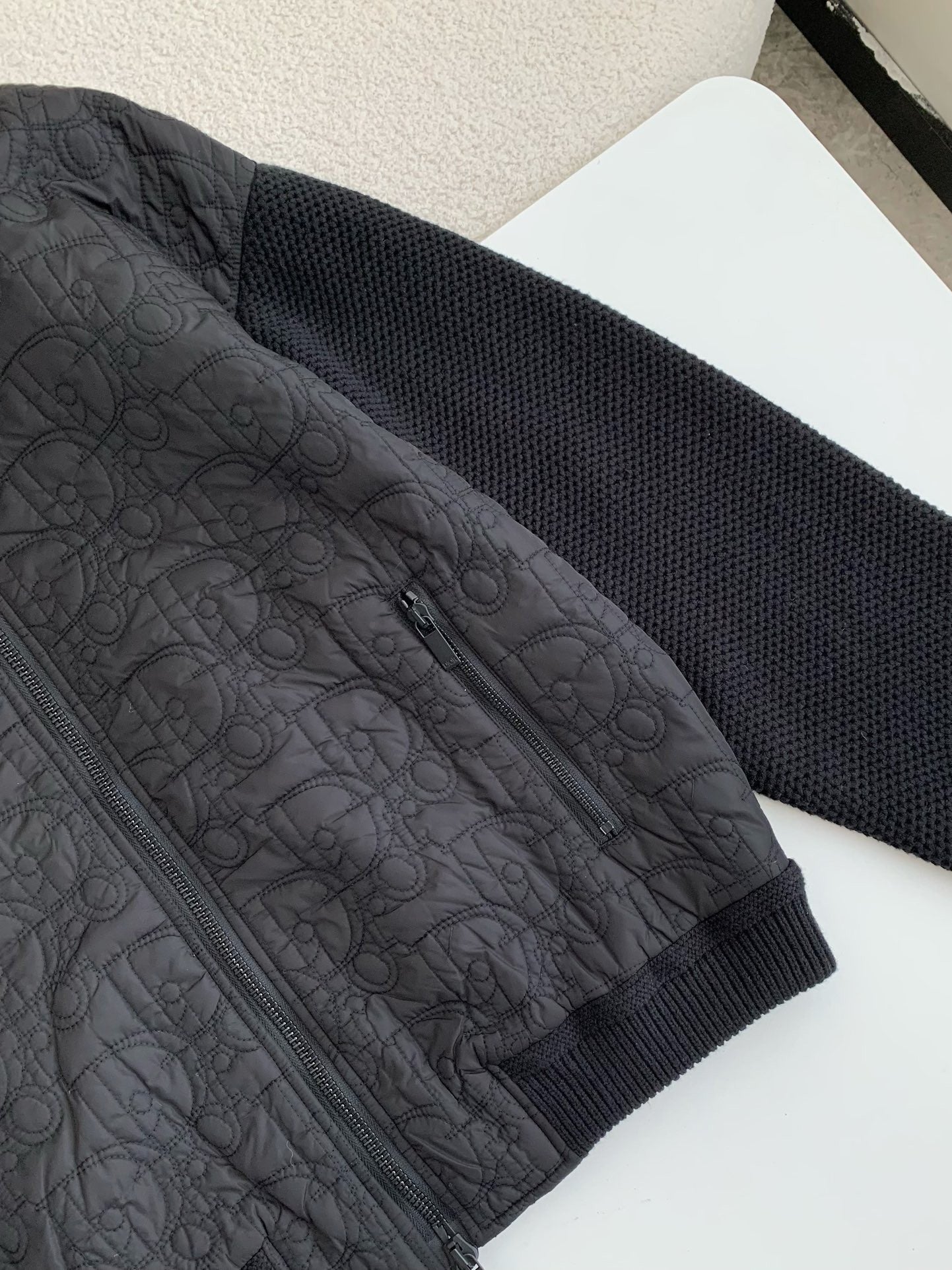 「#3896」Dior FW24 Plain color hooded jacket