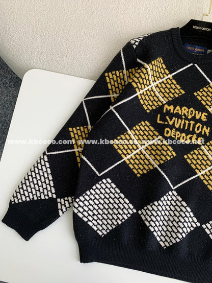 「#3927」Louis Vuitton ss25 Pre-Spring collection, blended wool round-neck sweater