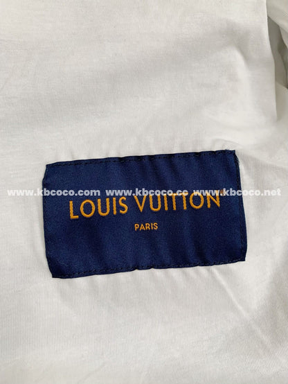 「#3929」Louis Vuitton Ski Series FW24 Checkerboard Color-Block Fleece Jacket