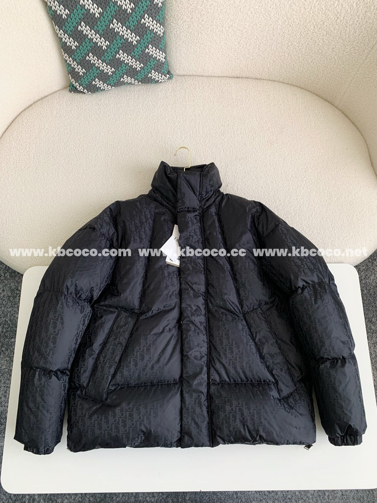 「#3930」DIOR Logo Printed Down Jacket