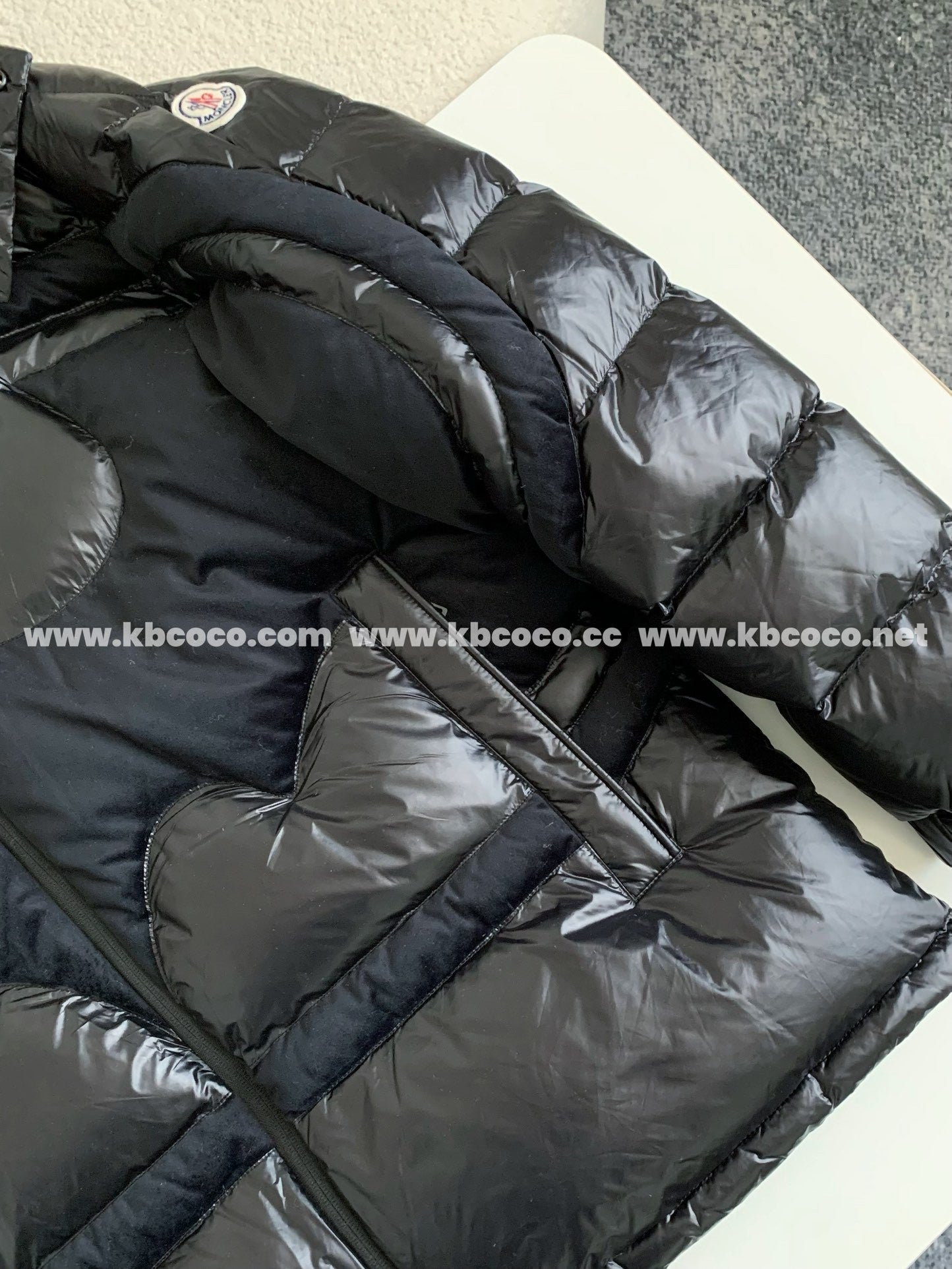 「#3871」Moncler x Batman Collaboration; Jointly issued Solander series down jacket