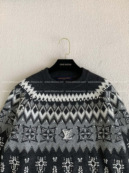 「#3969」Louis Vuitton Ski Collection FW24 Round Neck Sweater