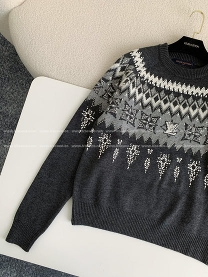 「#3969」Louis Vuitton Ski Collection FW24 Round Neck Sweater