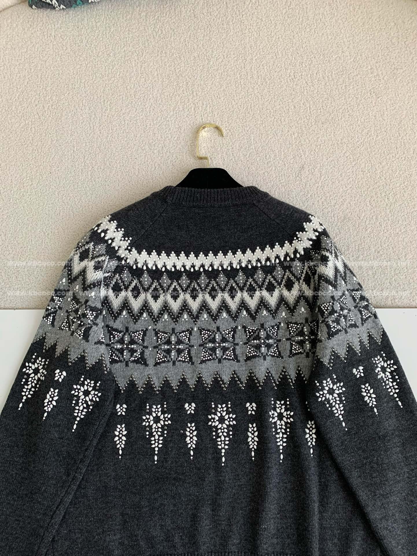 「#3969」Louis Vuitton Ski Collection FW24 Round Neck Sweater