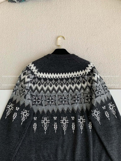 「#3969」Louis Vuitton Ski Collection FW24 Round Neck Sweater