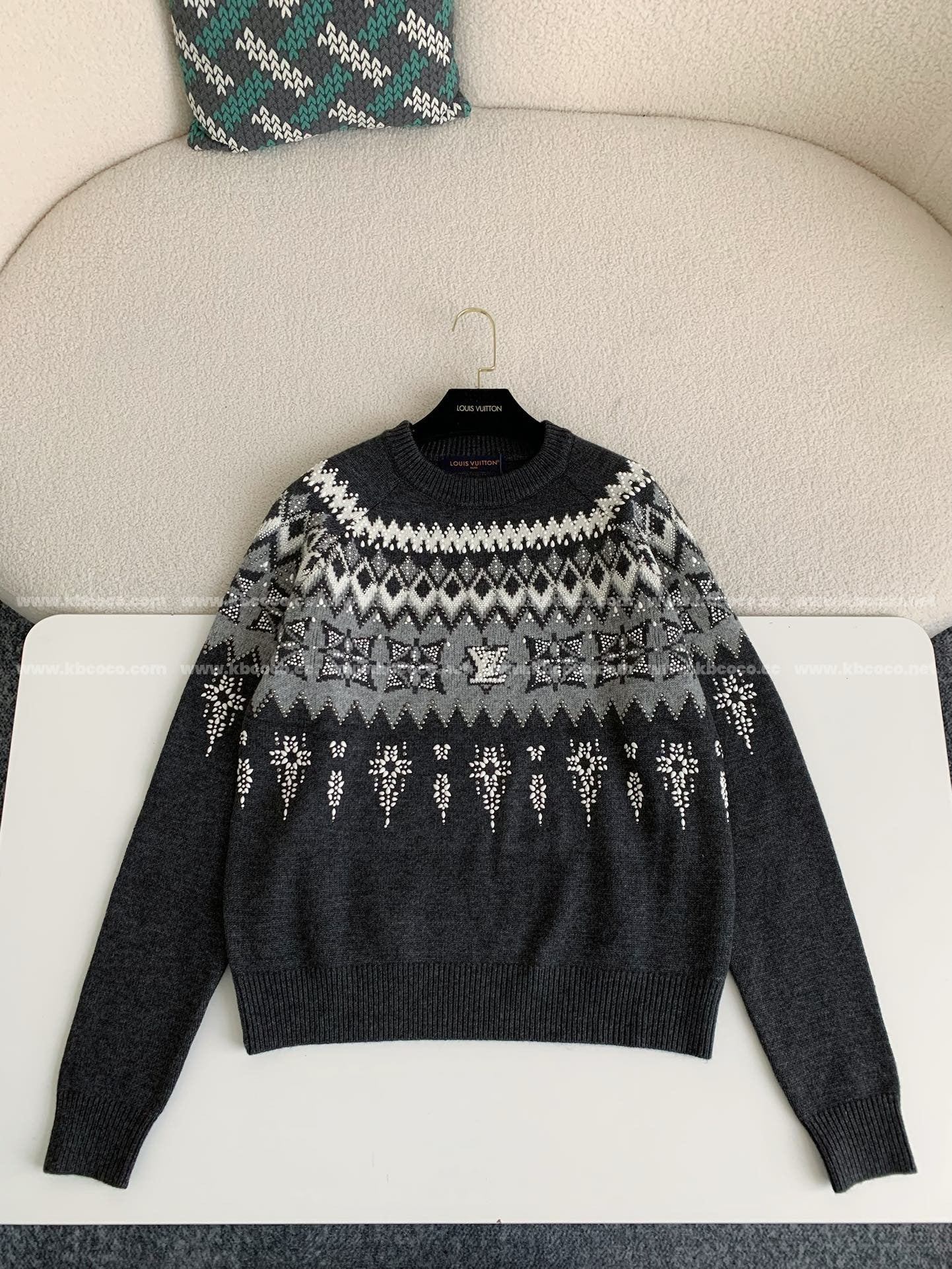 「#3969」Louis Vuitton Ski Collection FW24 Round Neck Sweater