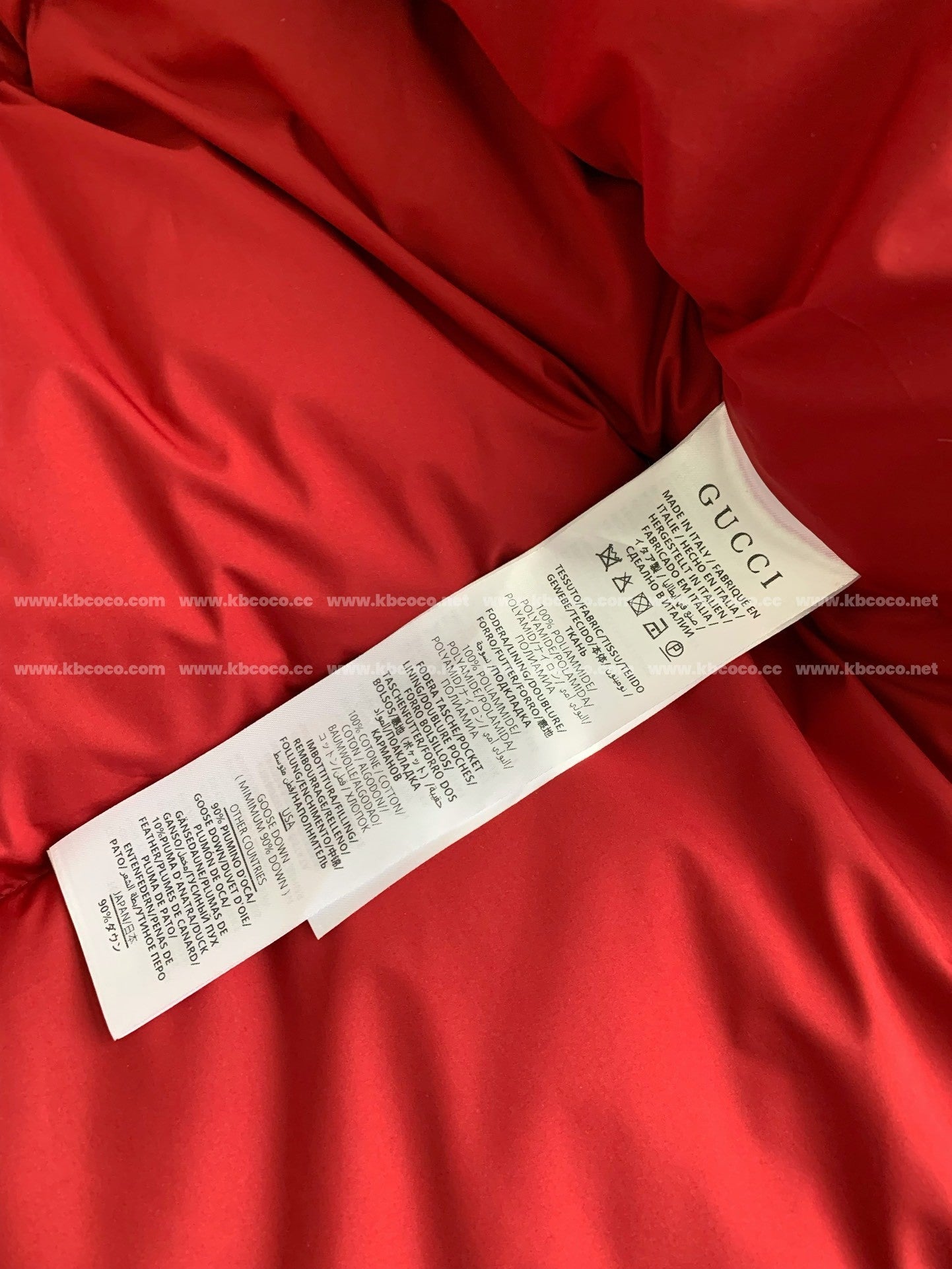 「#4005」Gucci Hooded patterned down jacket