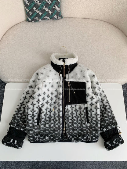 「#4043」Louis Vuitton Skiing Series FW24 Stand-collar Ombre Jacket