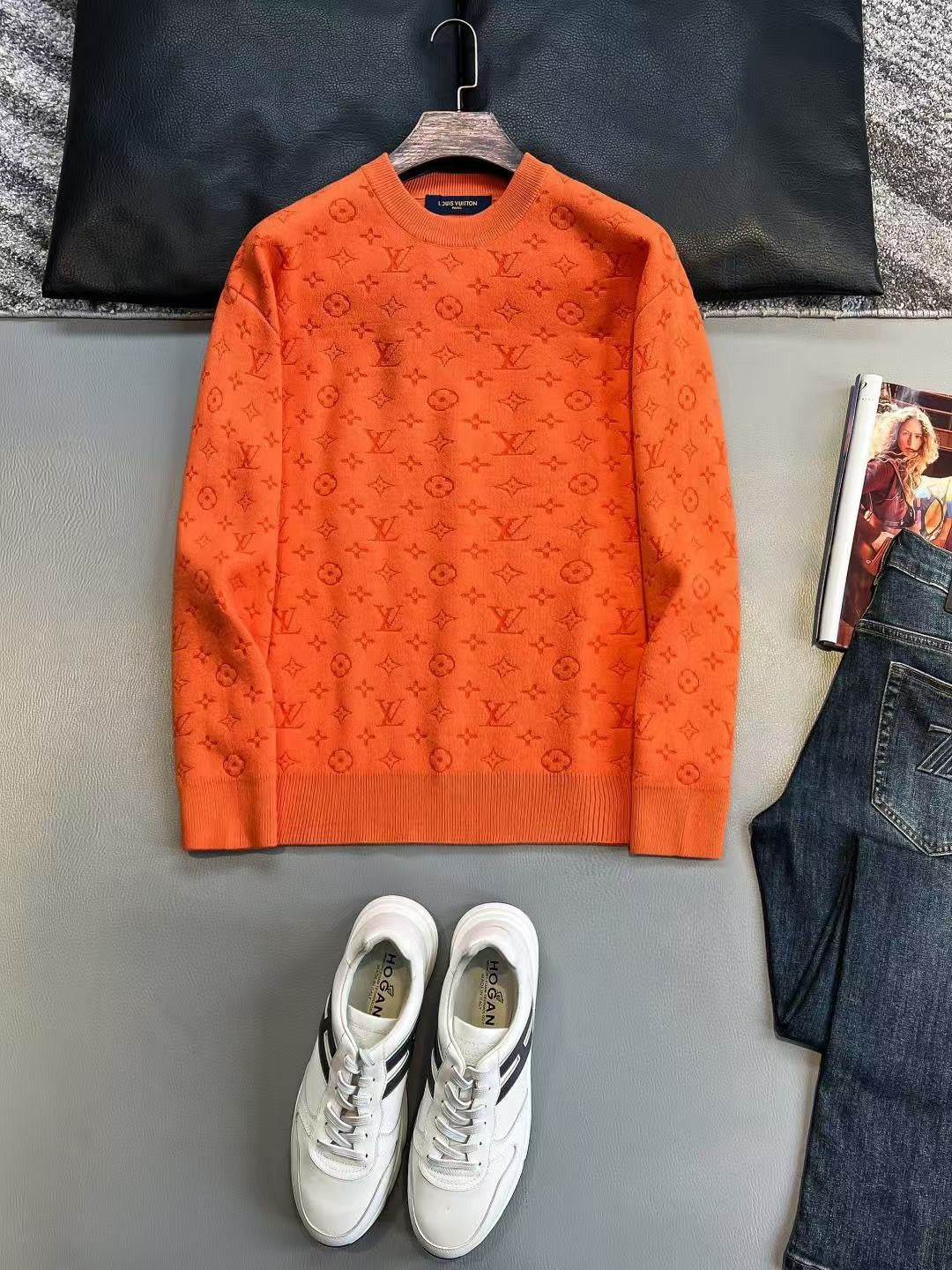 「#4117」Louis Vuitton 24 Fall/Winter Crew Neck Sweater