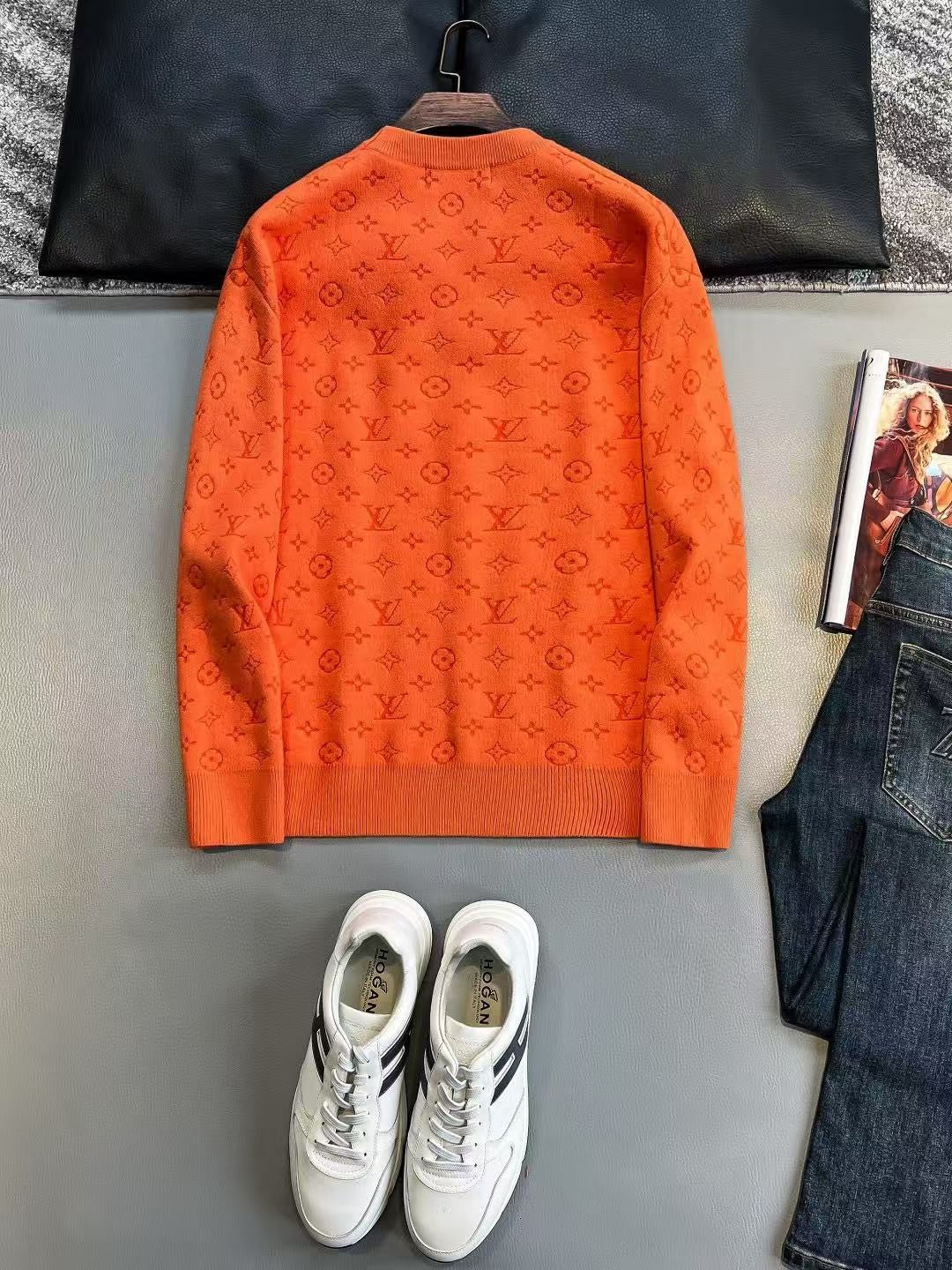 「#4117」Louis Vuitton 24 Fall/Winter Crew Neck Sweater