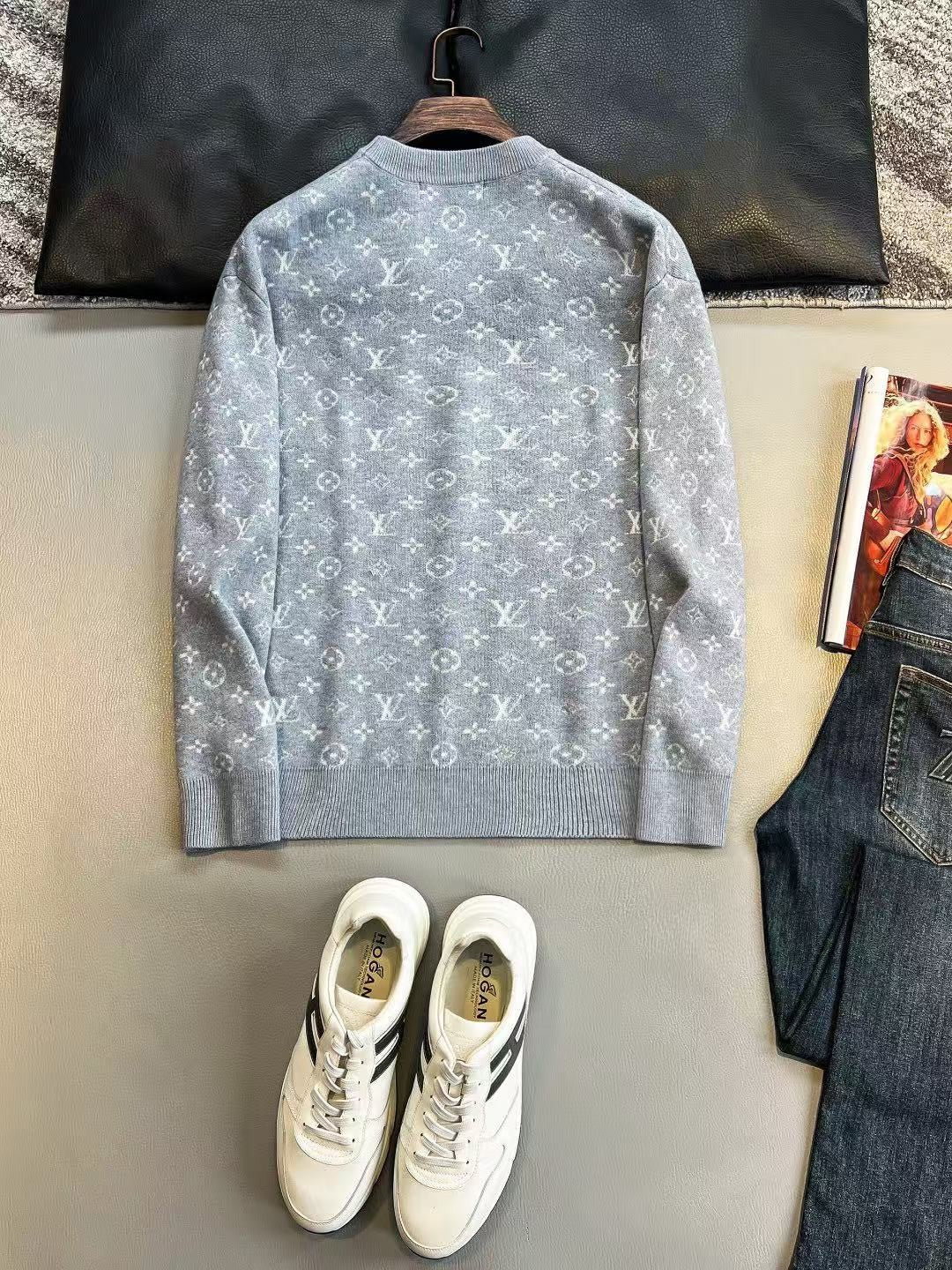 「#4117」Louis Vuitton 24 Fall/Winter Crew Neck Sweater