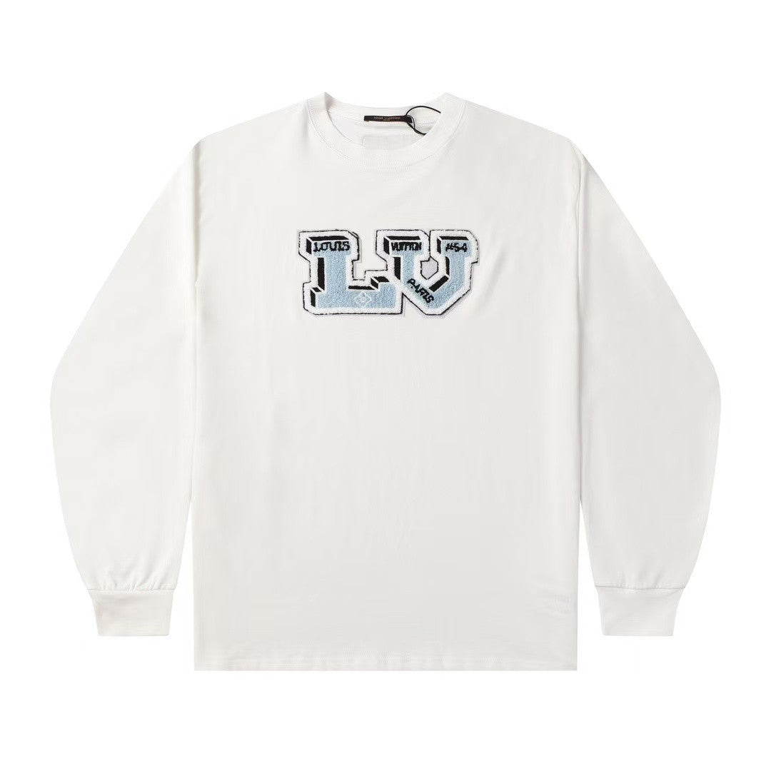 「#4118」Louis Vuitton 24fw autumn and winter letter embroidered long sleeve