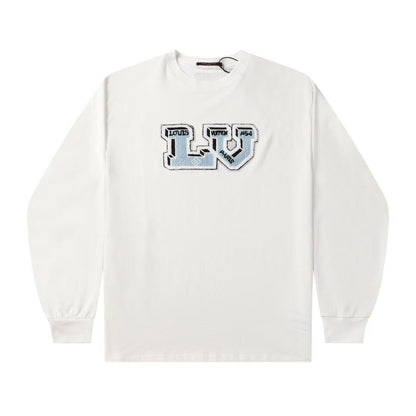「#4118」Louis Vuitton 24fw autumn and winter letter embroidered long sleeve