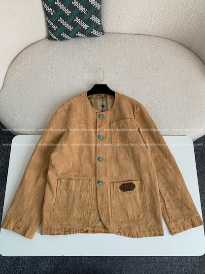 「#4152」Louis Vuitton FW24 Round Neck Single Breasted Casual Jacket