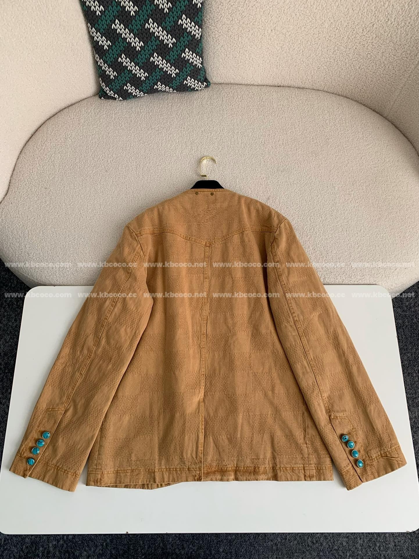 「#4152」Louis Vuitton FW24 Round Neck Single Breasted Casual Jacket