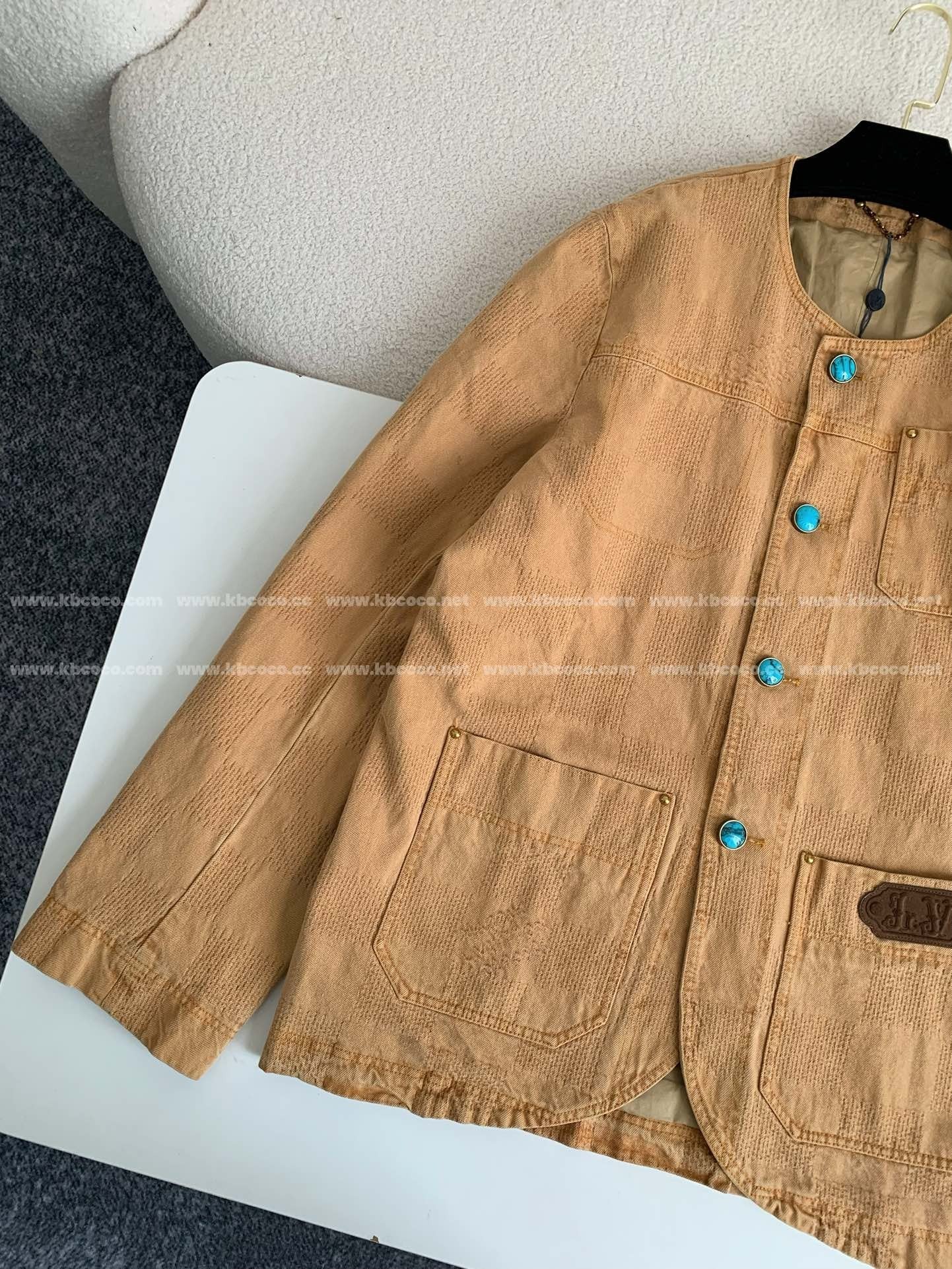 「#4152」Louis Vuitton FW24 Round Neck Single Breasted Casual Jacket