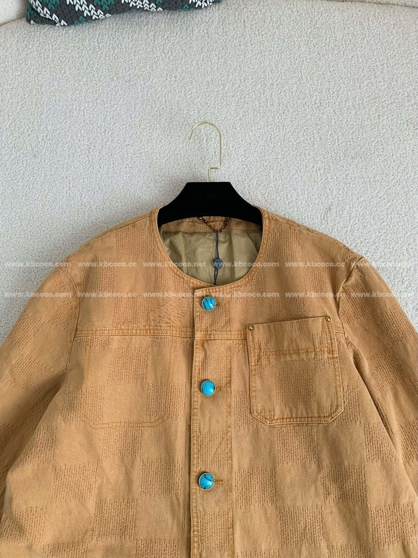 「#4152」Louis Vuitton FW24 Round Neck Single Breasted Casual Jacket