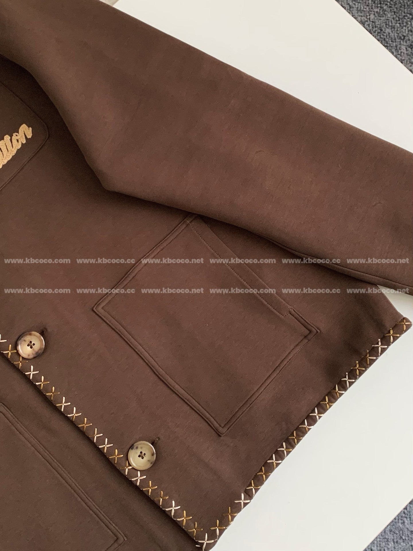 「#4209」Louis Vuitton x Tyler SS24 Letter Embroidery Casual Jacket