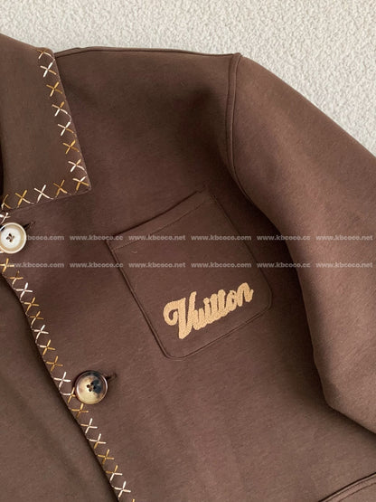 「#4209」Louis Vuitton x Tyler SS24 Letter Embroidery Casual Jacket