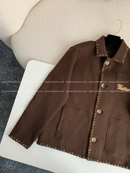 「#4209」Louis Vuitton x Tyler SS24 Letter Embroidery Casual Jacket
