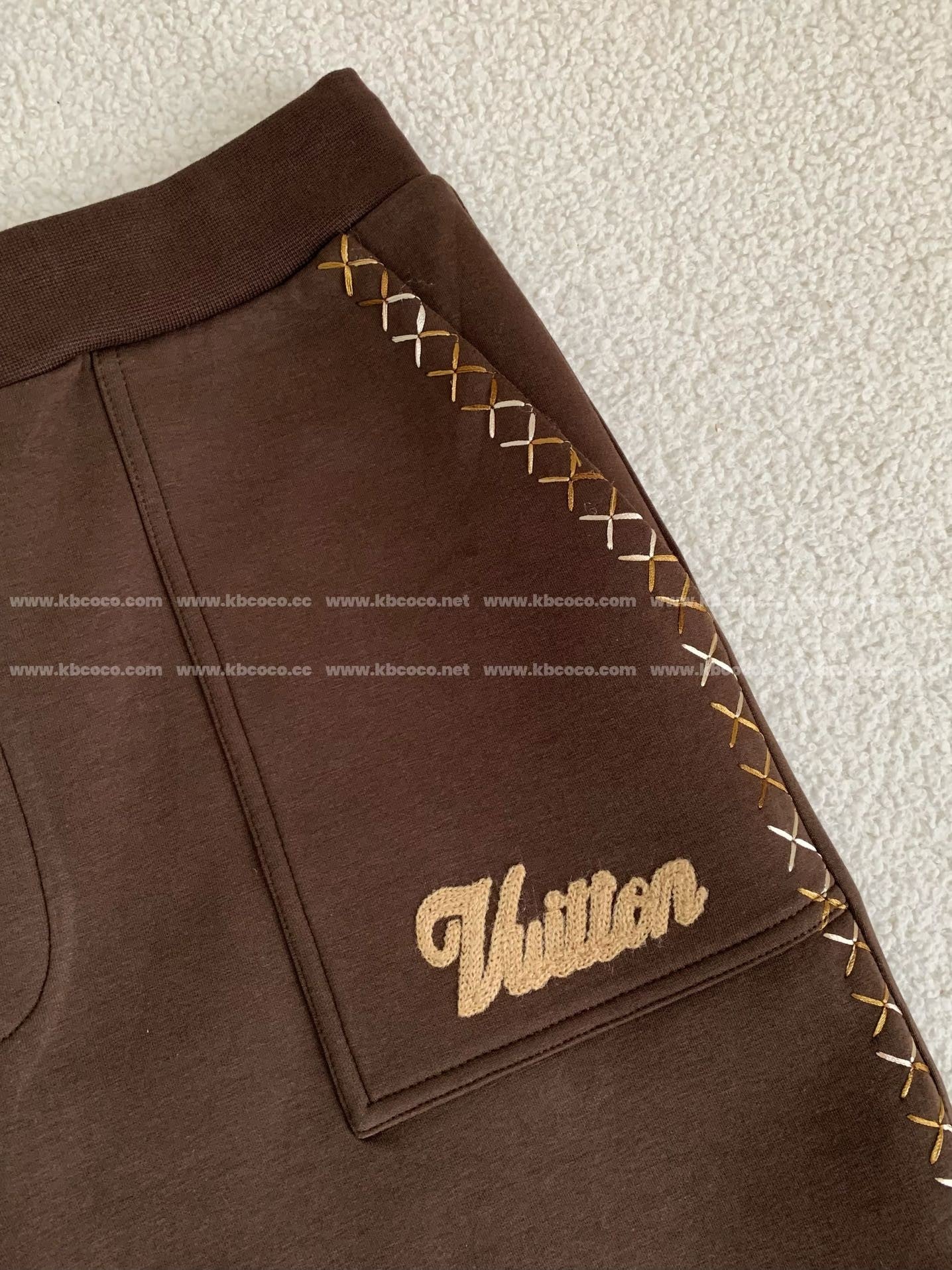 「#4210」Louis Vuitton x Tyler SS24 Letter Embroidery Casual Pants