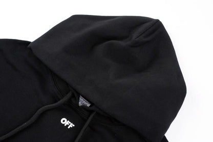 「#4214」offwhite dark pattern anchor arrow embroidered sweatshirt