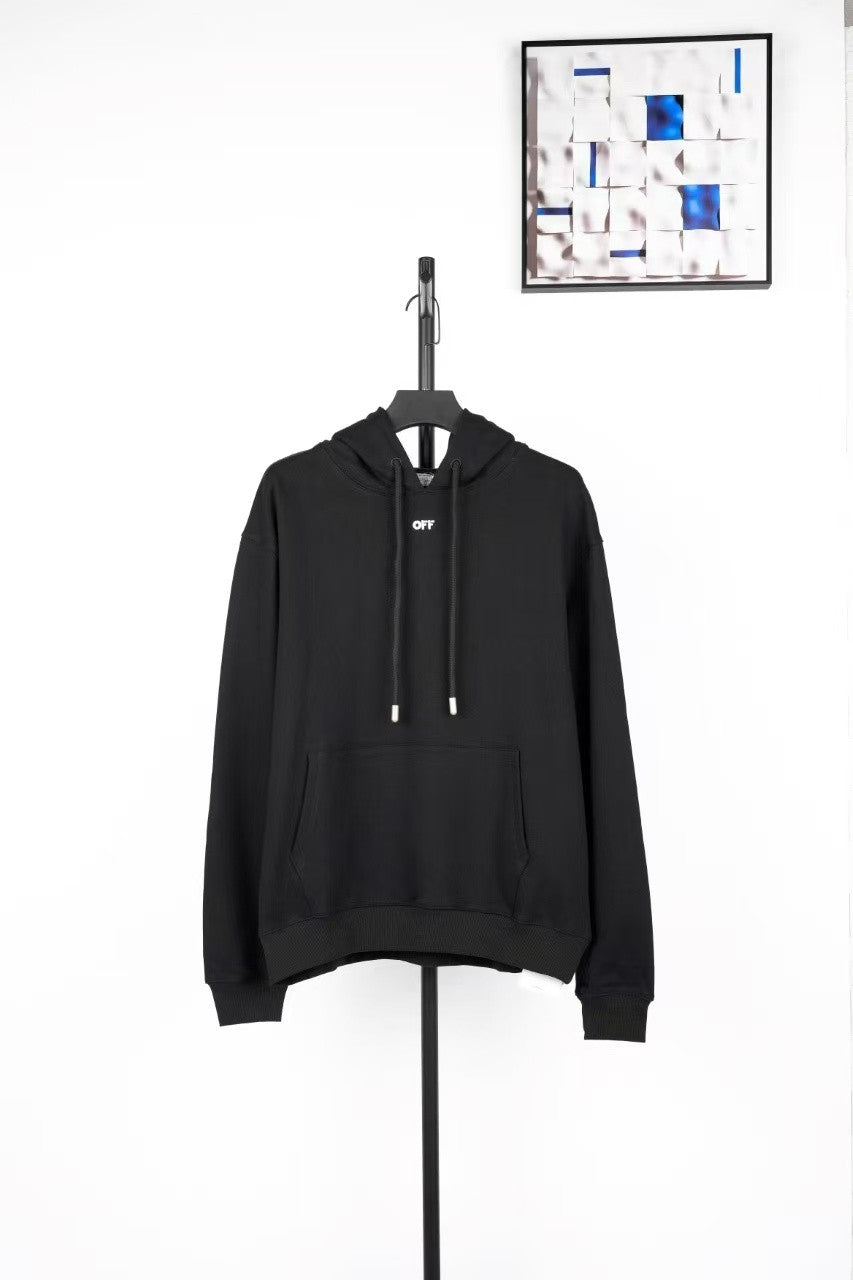 「#4214」offwhite dark pattern anchor arrow embroidered sweatshirt